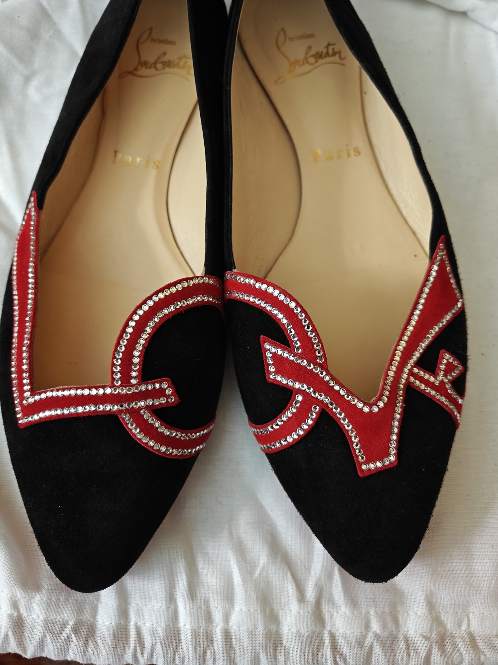 Christian Louboutin Love Strassy Flat - Picture 5 of 6